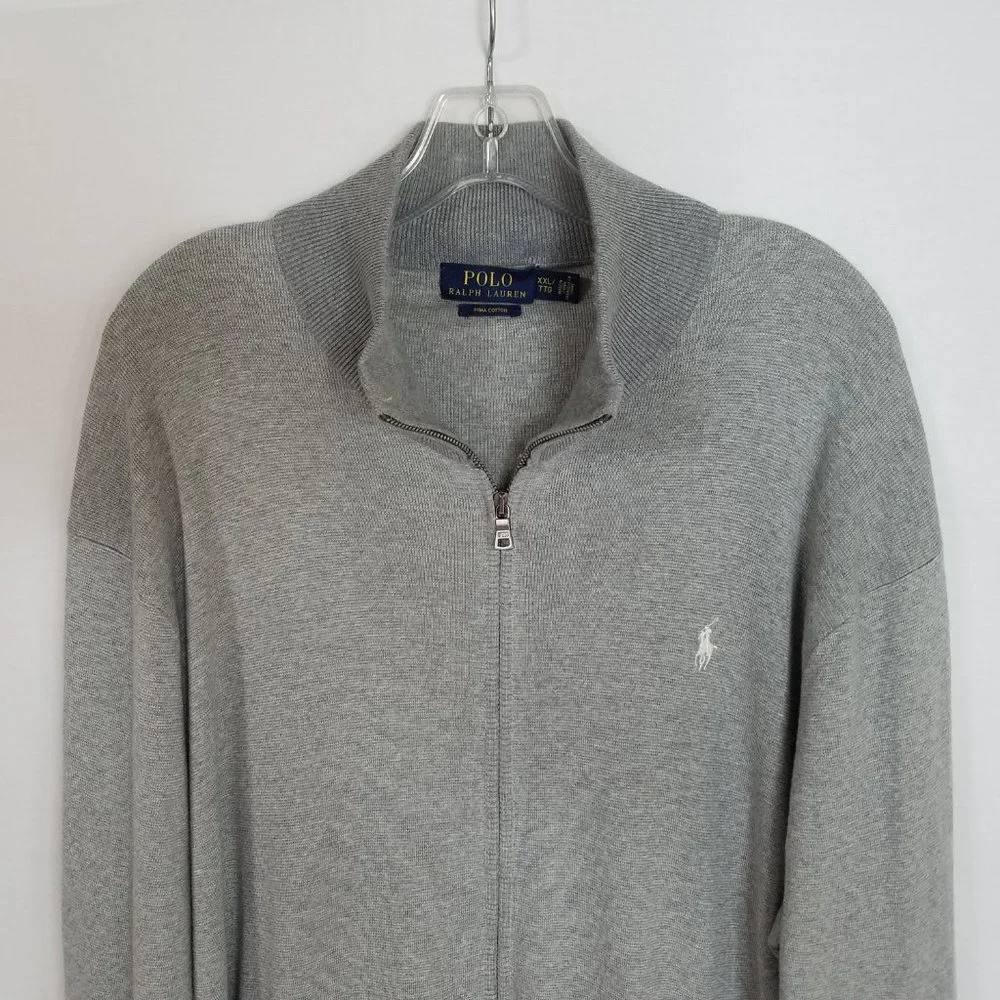 Polo Ralph Lauren Full Zip Sweater Jacket Mens 2XL - Picture 2 of 6